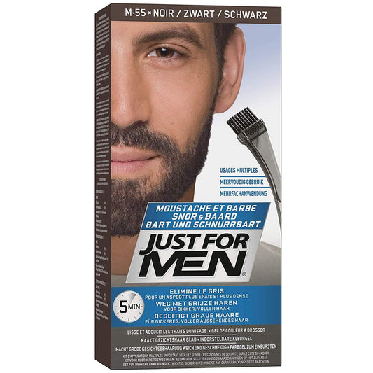 Just For Men Mustache & Beard Real Black M-55