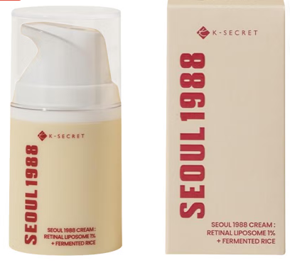 K-Secret Seoul 1988 Retinal Liposome 1% + Fermented Rice Extract Face Cream 50ml K-Secret