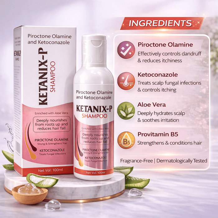 Ketanix - P Shampoo - Cosmosentials