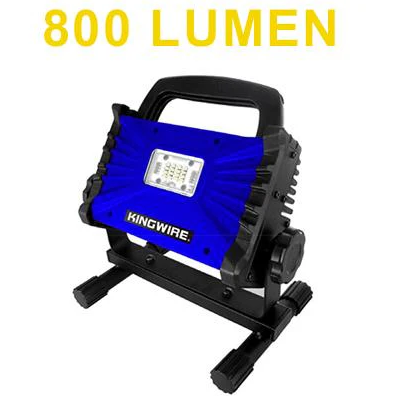 KingWire Rechargeable LED Work Light With H-Stand (Discontinued) - Ironworkergear