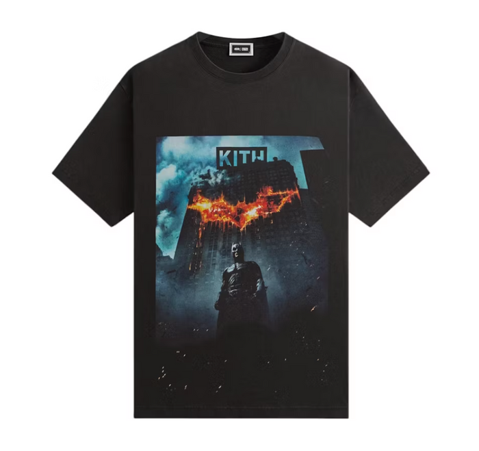 Kith x Batman Dark Knight International Vintage Tee Black