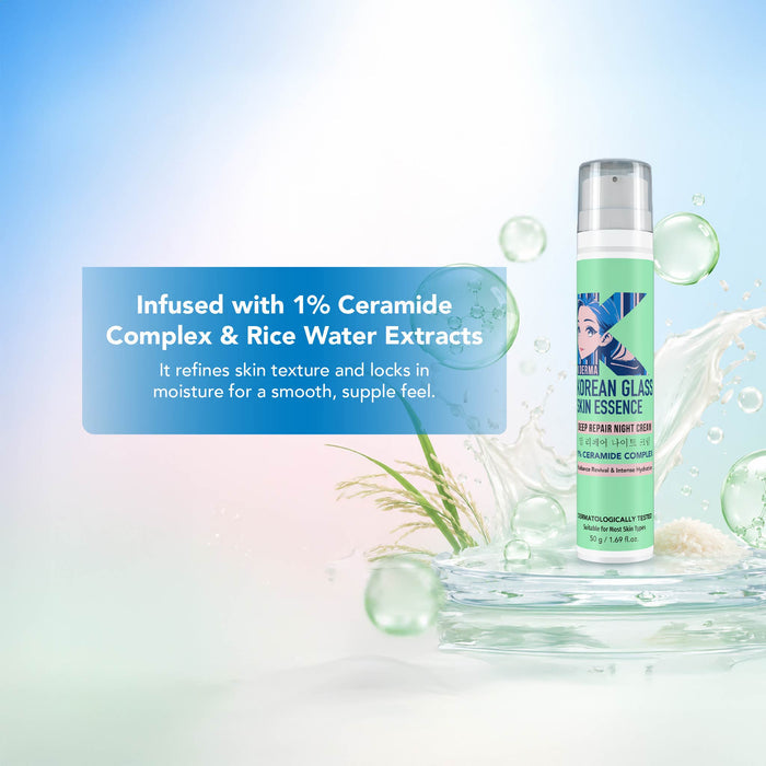 Korean Glass Skin Essence - Deep Repair Night Cream