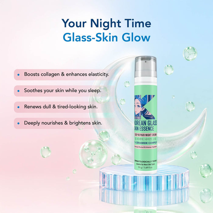 Korean Glass Skin Essence - Deep Repair Night Cream