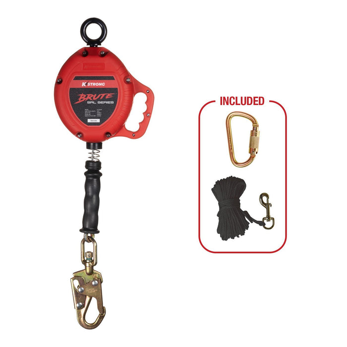KStrong® Brute Cable SRL with Snap Hook - Ironworkergear
