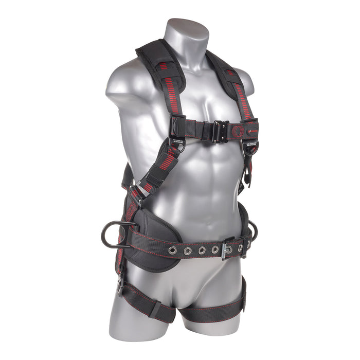 KStrong® Kapture™ Epic 5-Point Full Body Harness, Padded, 3 D-Rings, QC Chest and Legs (ANSI) - Ironworkergear