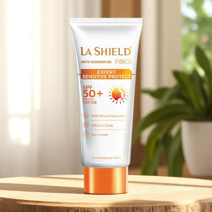 La Shield Fisico Matte Sunscreen Gel SPF 50 - Cosmosentials