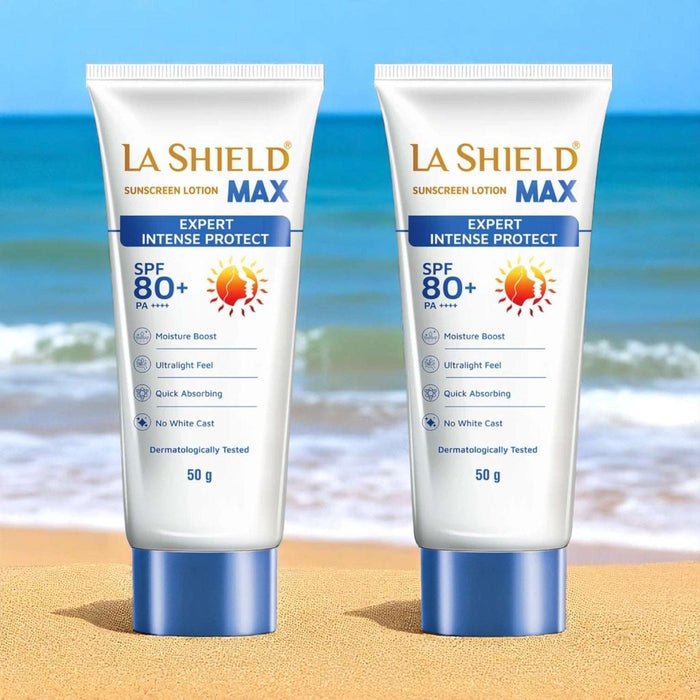 La Shield Max Sunscreen Lotion SPF 80 - Cosmosentials