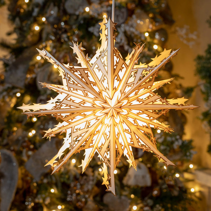 LARGE PAPER SNOWFLAKE STAR