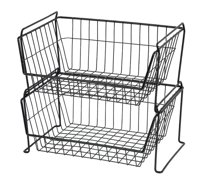 large stacking wire bin