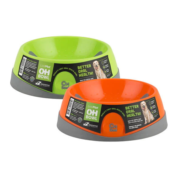 LickiMat: OH Bowl Medium Orange