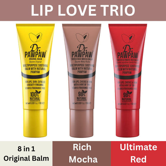 Lip Love Trio 10ml Each - Pack of 3