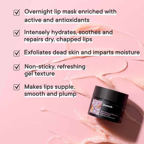 Lip Nourishing Sleeping Mask with Cherry Blossom Radiance - 15 ML