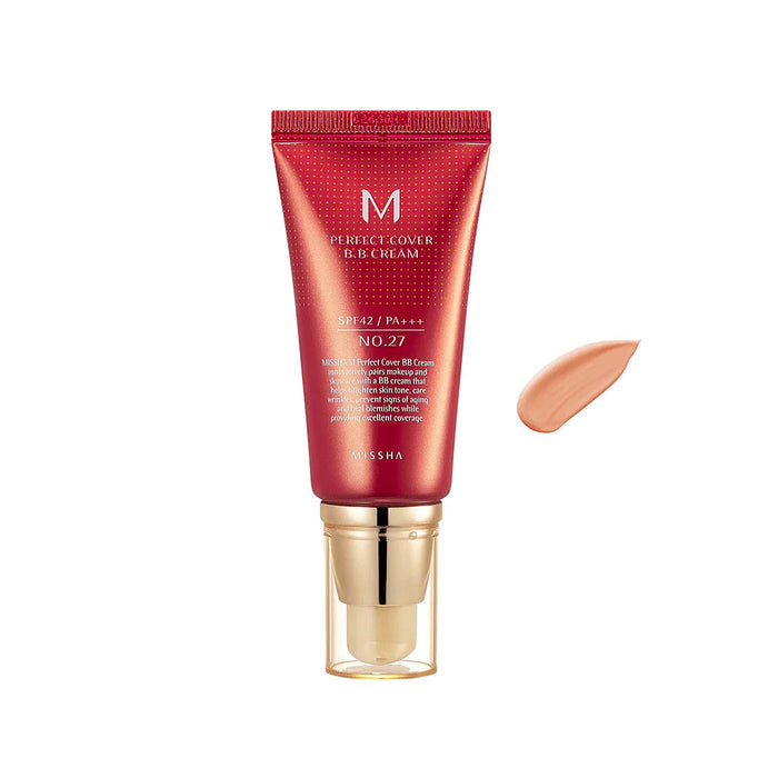 MISSHA M Perfect Cover BB Cream No.27 [Honey Beige] Nudie Glow Australia