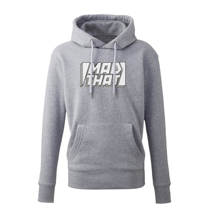 Mad That Full Chest Logo Hoodie | White Static