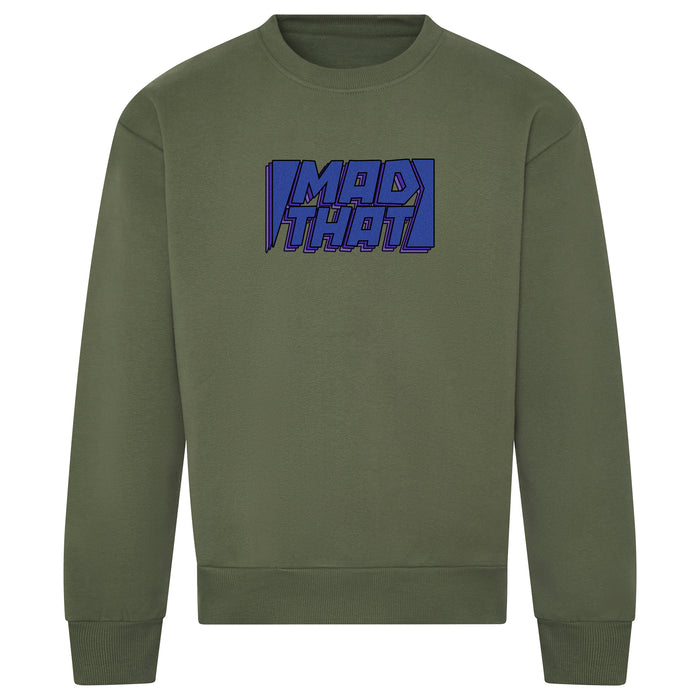 Mad That Full Chest Logo Sweatshirt | Blue