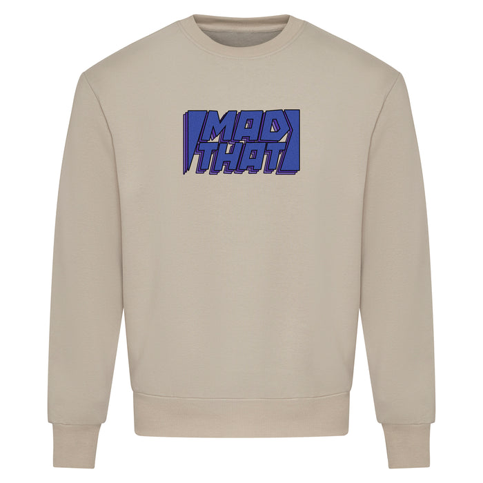 Mad That Full Chest Logo Sweatshirt | Blue