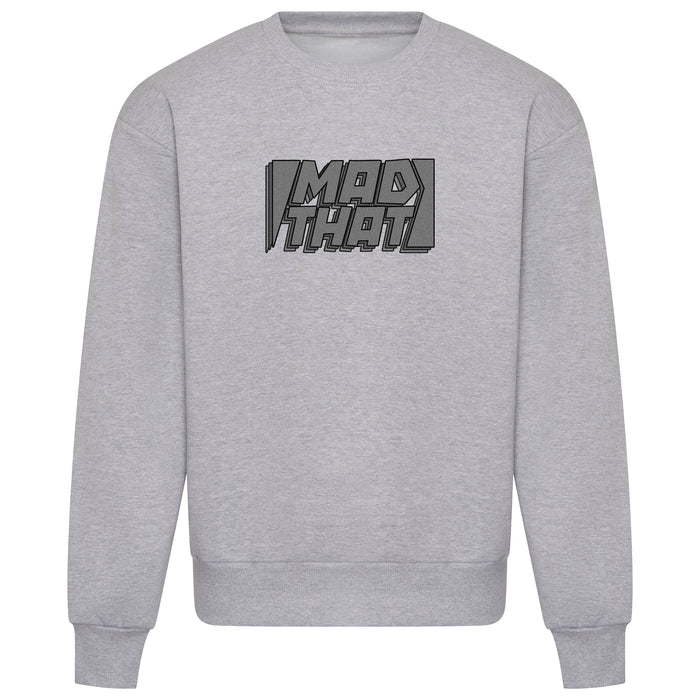Mad That Full Chest Logo Sweatshirt | Grey