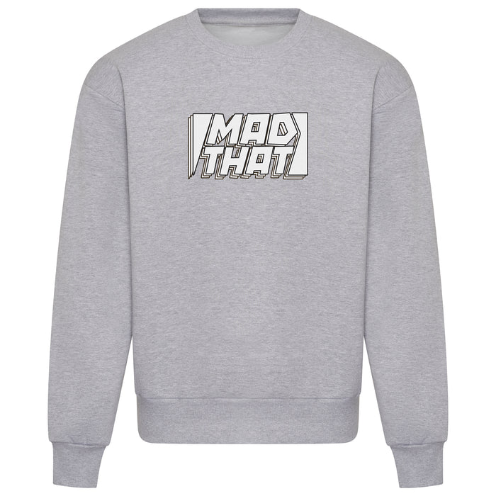 Mad That Full Chest Logo Sweatshirt | White Static