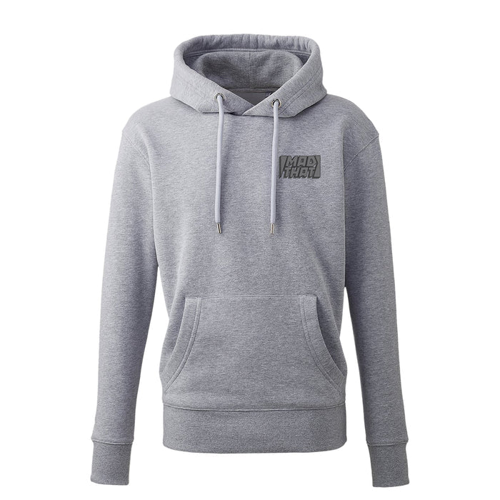 Mad That Left Pocket Logo Hoodie | Grey