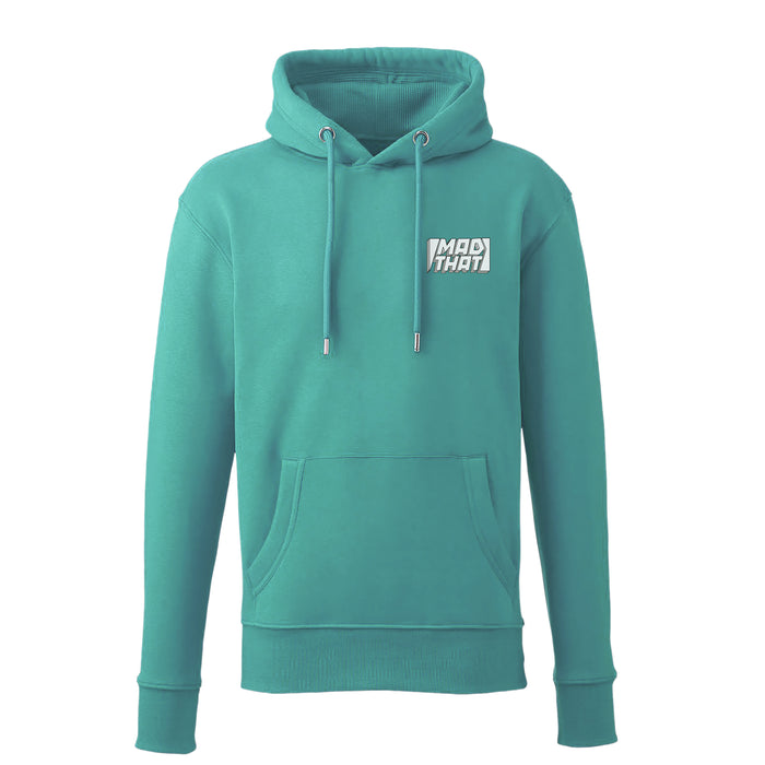 Mad That Left Pocket Logo Hoodie | White Static