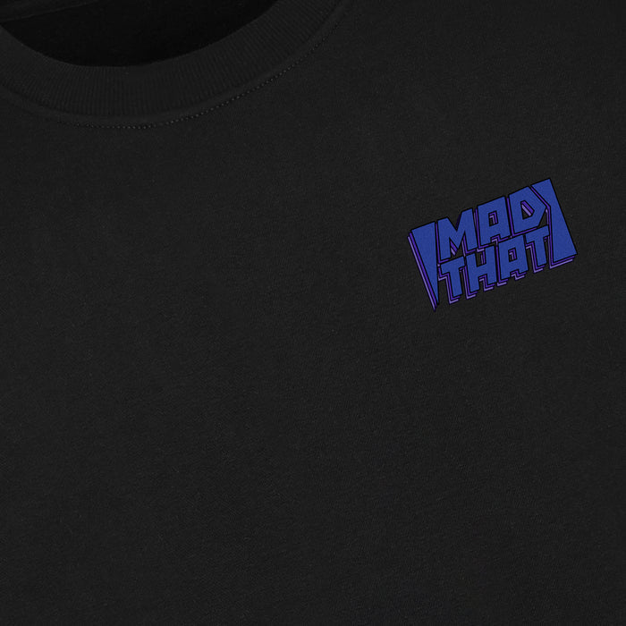 Mad That Left Pocket Logo Sweatshirt | Blue