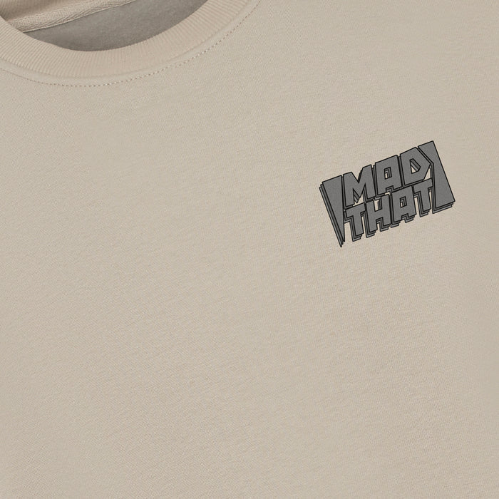 Mad That Left Pocket Logo Sweatshirt | Grey