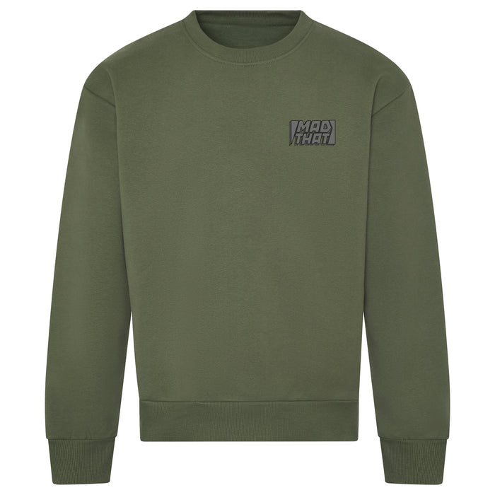 Mad That Left Pocket Logo Sweatshirt | Grey