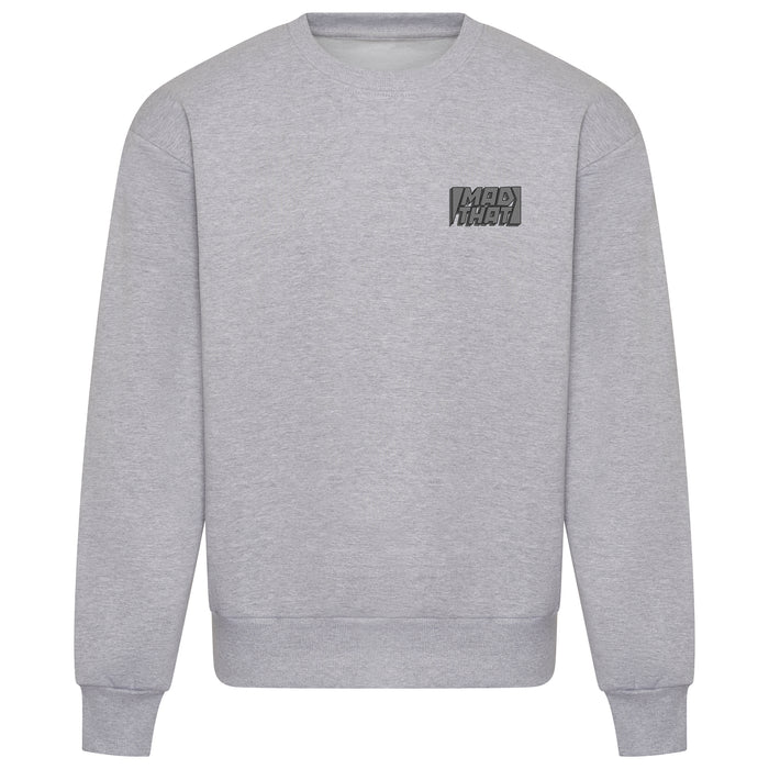 Mad That Left Pocket Logo Sweatshirt | Grey