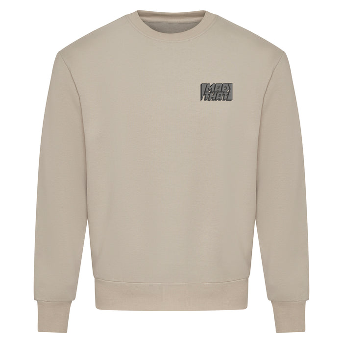 Mad That Left Pocket Logo Sweatshirt | Grey