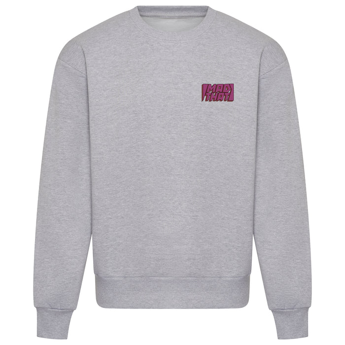 Mad That Left Pocket Logo Sweatshirt | Purple