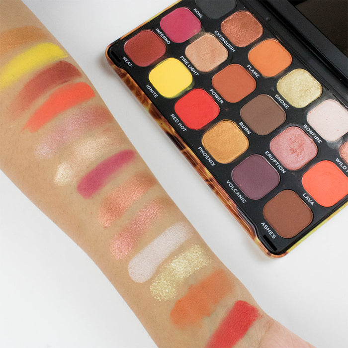 HOK Makeup Makeup Revolution Forever Flawless Fire Eyeshadow Palette Makeup Revolution Eyes Eyeshadow Makeup Makeup revolution