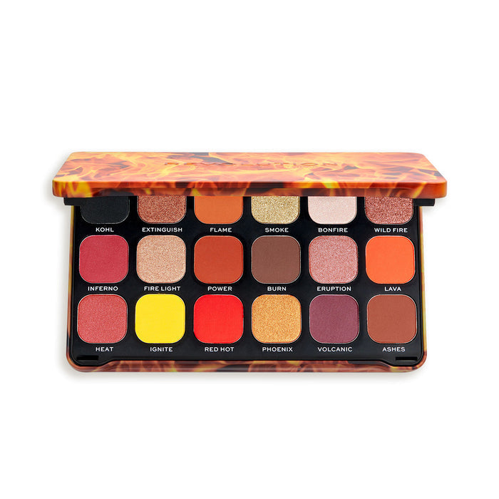 HOK Makeup Makeup Revolution Forever Flawless Fire Eyeshadow Palette Makeup Revolution Eyes Eyeshadow Makeup Makeup revolution