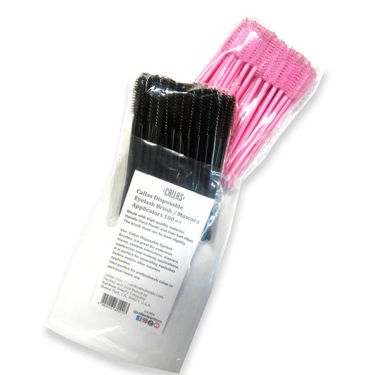 Mascara Wands Pink & Black 100 pcs