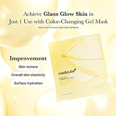 Medicube Kojic Acid Turmeric Brightening Gel Mask 4 Sheets