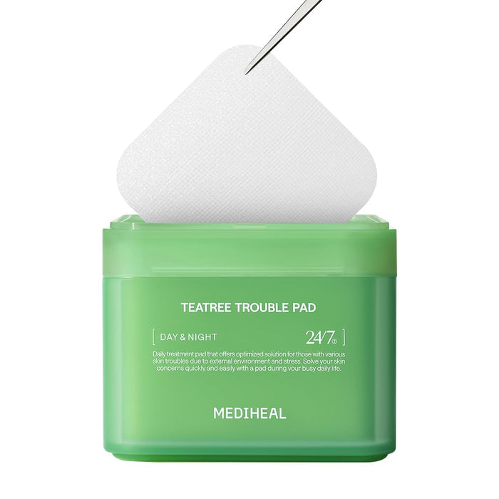 Mediheal Teatree Trouble Facial Toner Pads with Tea Tree & Lactobacillus 100