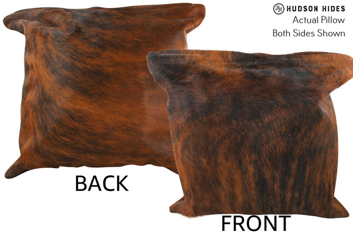 Medium Brindle Cowhide Pillow #36339
