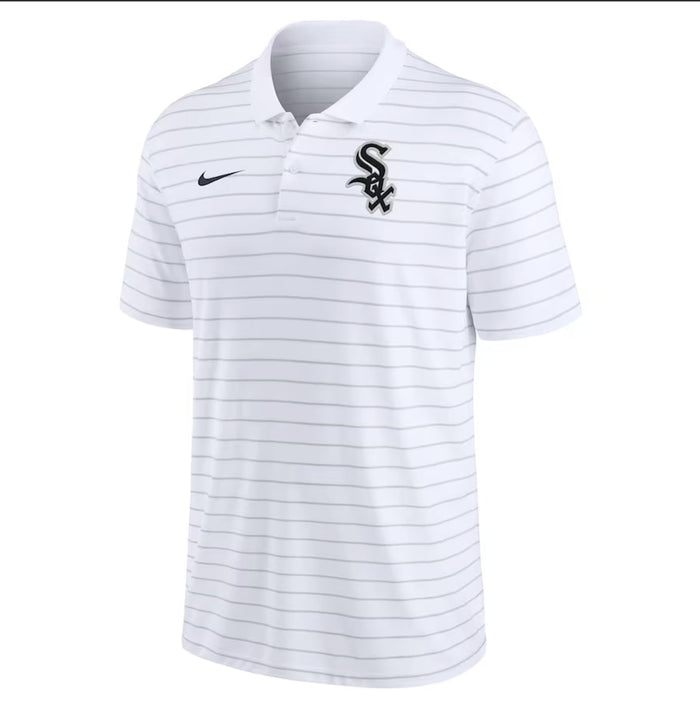 Nike Men's White Stripes Sustainable Polo-1