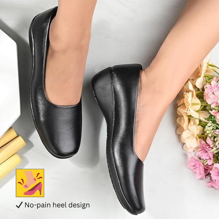 Milan Safety LB04 Ladies Belle Shoes | Lightweight Comfortable Work & Daily Wear Footwear with Non-Slip Sole