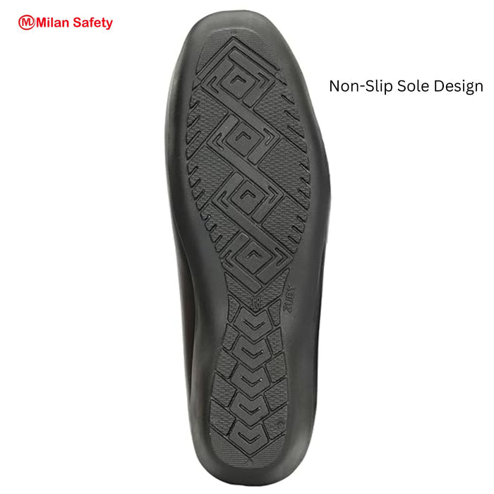 Milan Safety LB04 Ladies Belle Shoes | Lightweight Comfortable Work & Daily Wear Footwear with Non-Slip Sole