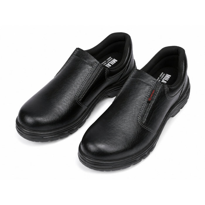 Milan Safety Shoe MS 05 Slip-on Anti-static Safety Shoes | Stylish & Durable with Steel Toe Cap | Sizes 38-46