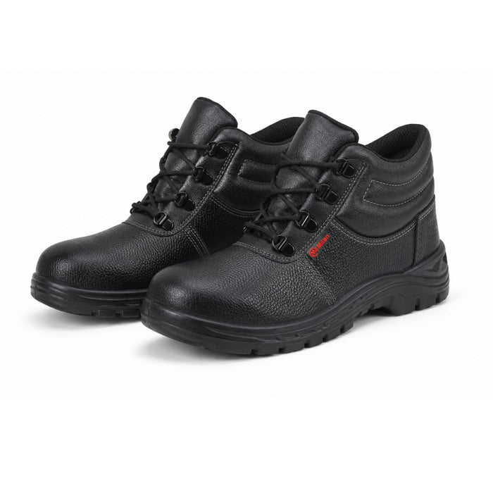 Milan Safety Shoe MS 07 – Lightweight, High-ankle |  ISI-Compliant Single -Density Safety Footwear