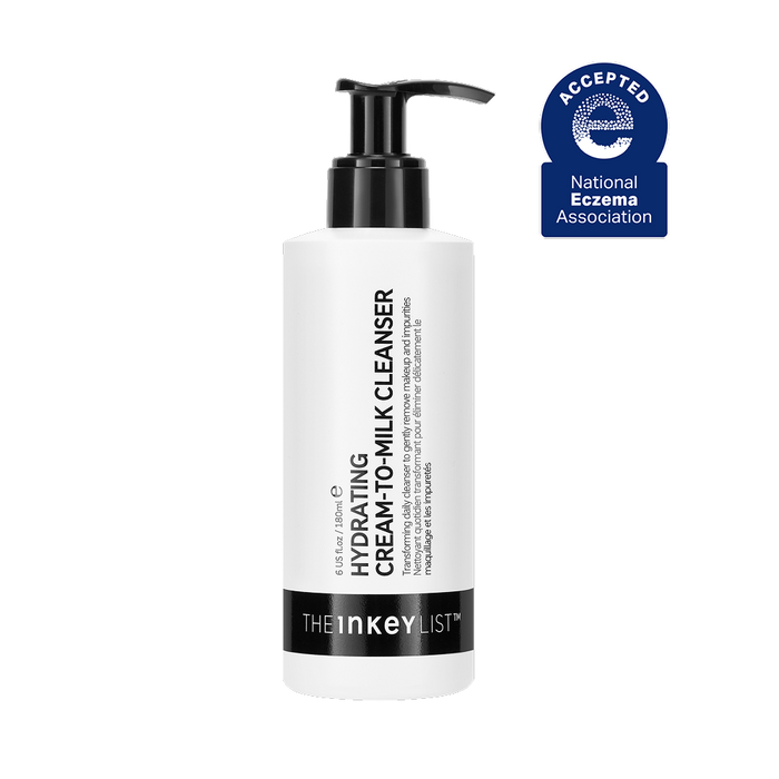 Hydrating Cream-to-Milk Cleanser With Eczma badge