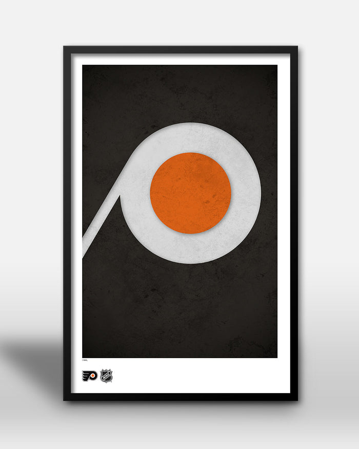 Minimalist Logo - Philadelphia Flyers Poster Print