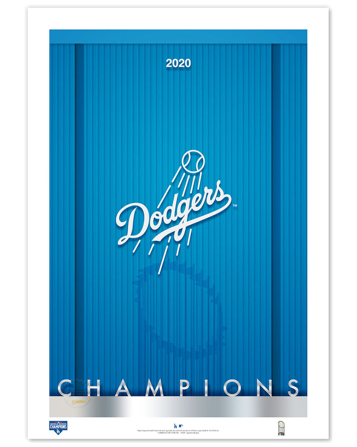 Minimalist World Series 2020 Championship Art Print