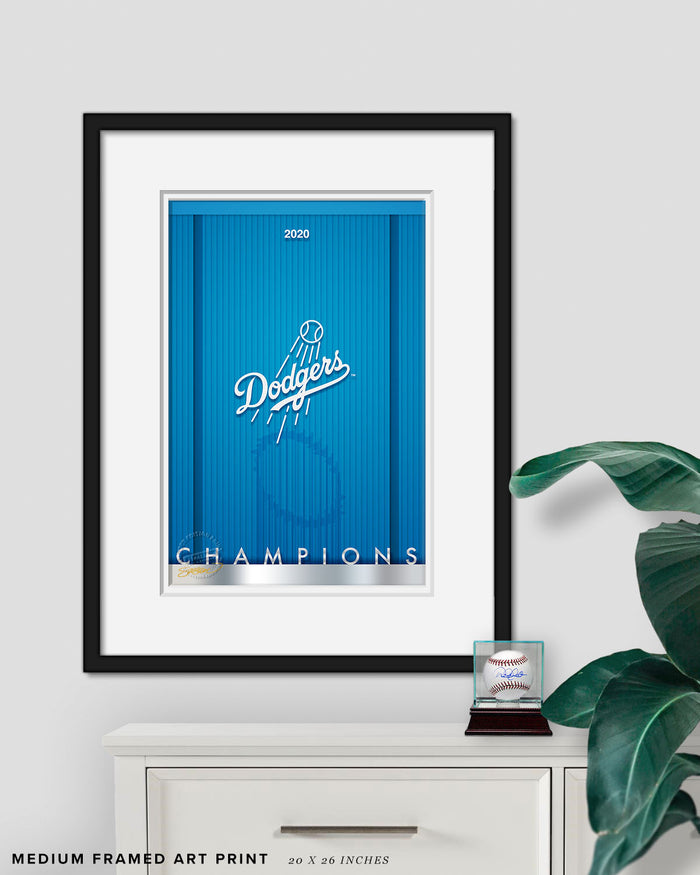 Minimalist World Series 2020 Championship Art Print