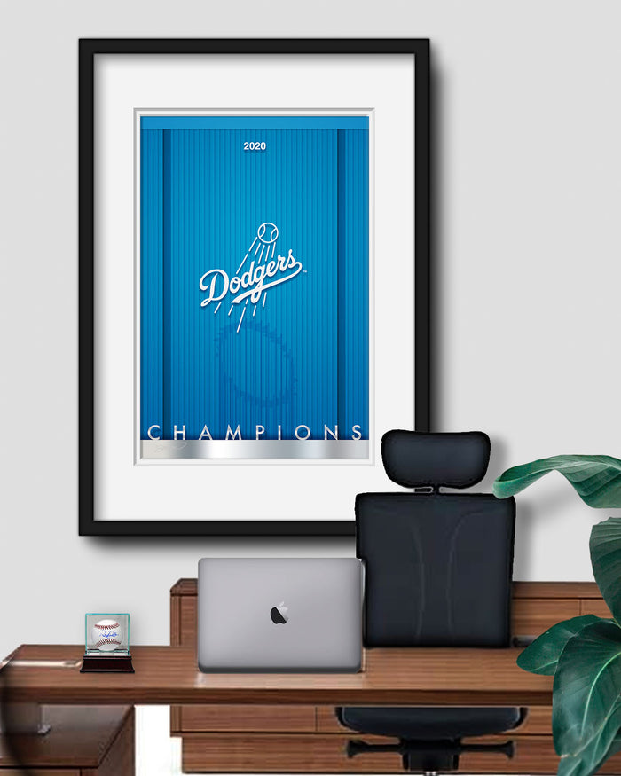 Minimalist World Series 2020 Championship Art Print