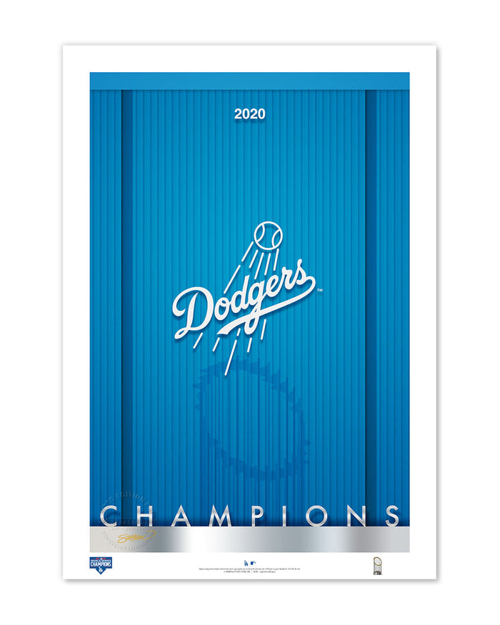 Minimalist World Series 2020 Championship Art Print