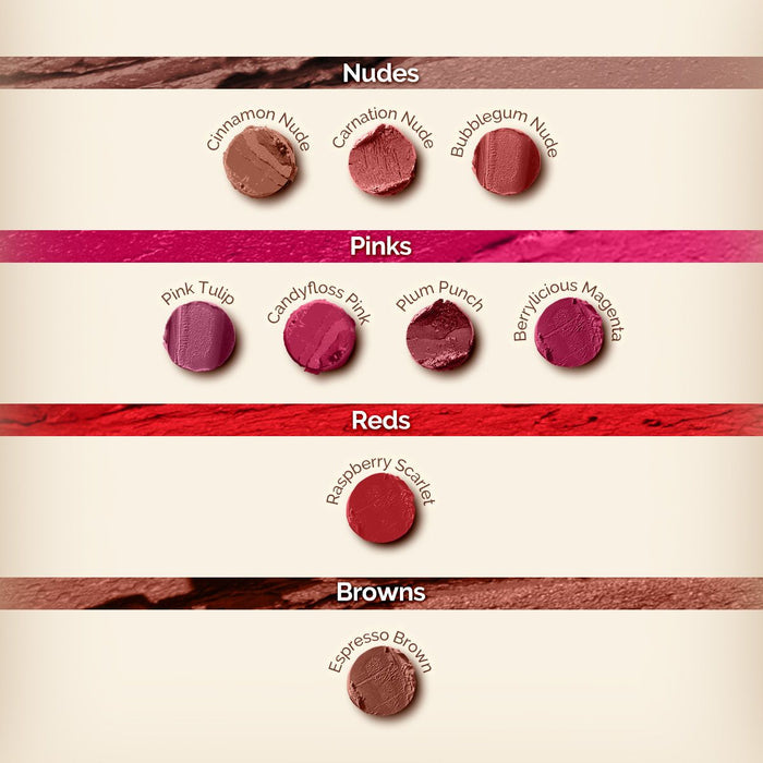 Moisture Matte Longstay Mini Lipstick- 0.7 g | Bubblegum Nude - 0.7 g