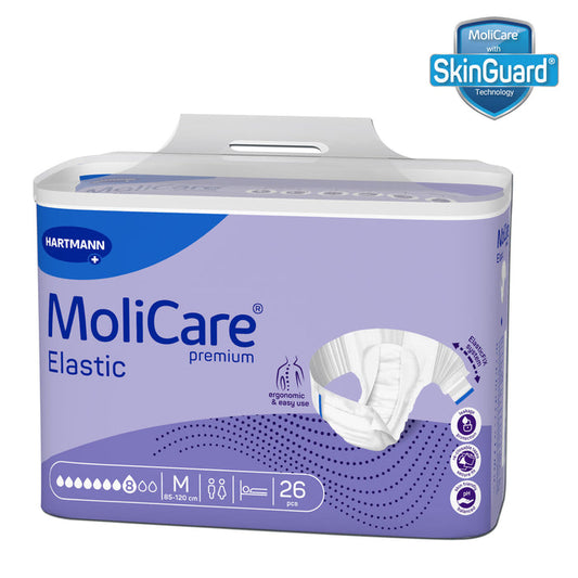 Molicare Elastic Adult Diaper 8 Drops Medium 26s