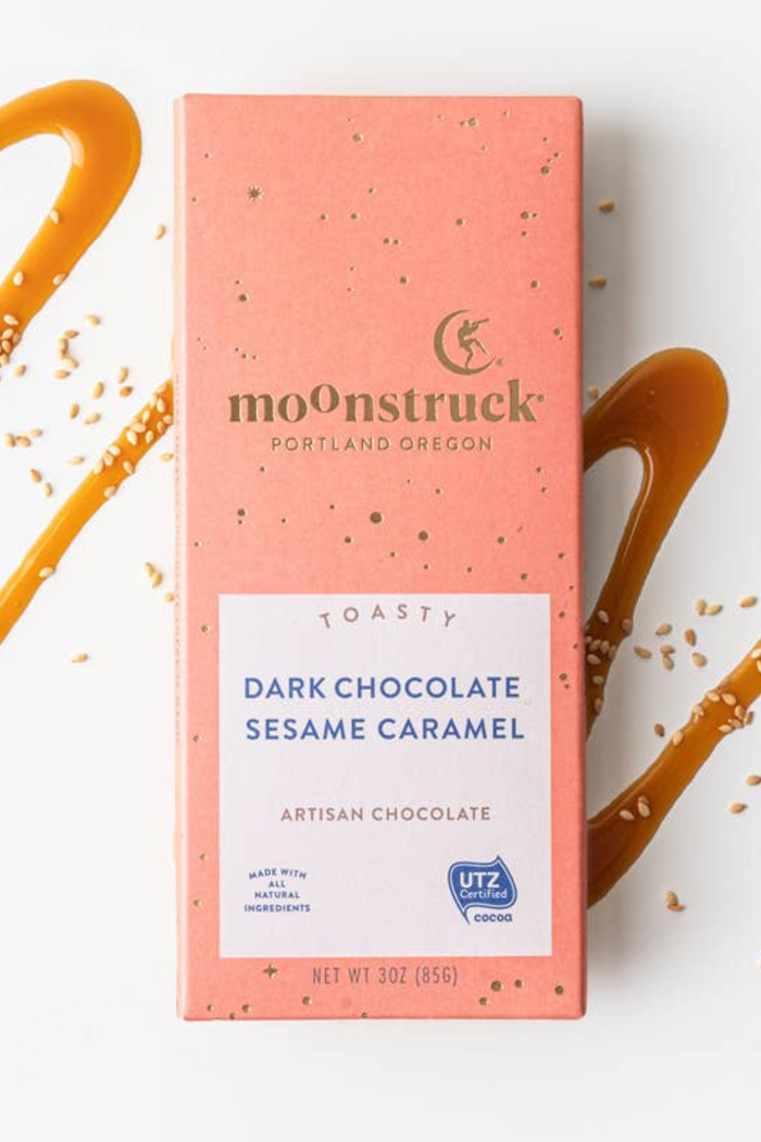 Toasty Sesame Caramel Dark Chocolate